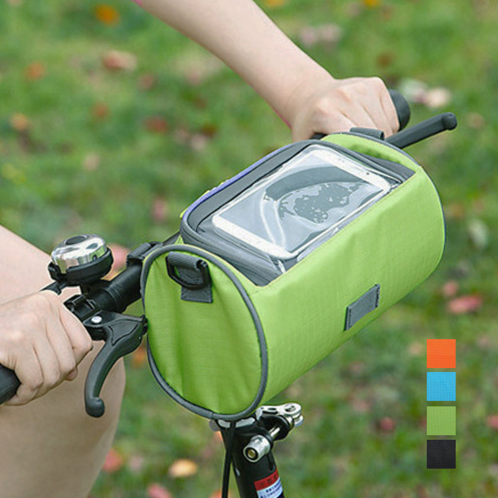 自転車 トップチューブバッグ 筒形バッグ タッチスクリーンバッグ ショルダーバッグ 水を防ぐ 2way – HYM Store - Abbey Road