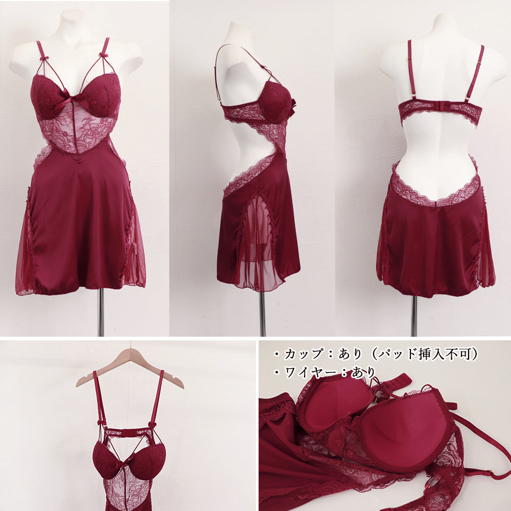 セクシーランジェリー ベビードール カップ付 セクシー ネグリジェ